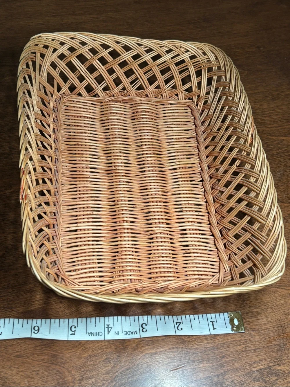 Handwoven Wicker Basket in Natural Brown - Versatile Home Accent